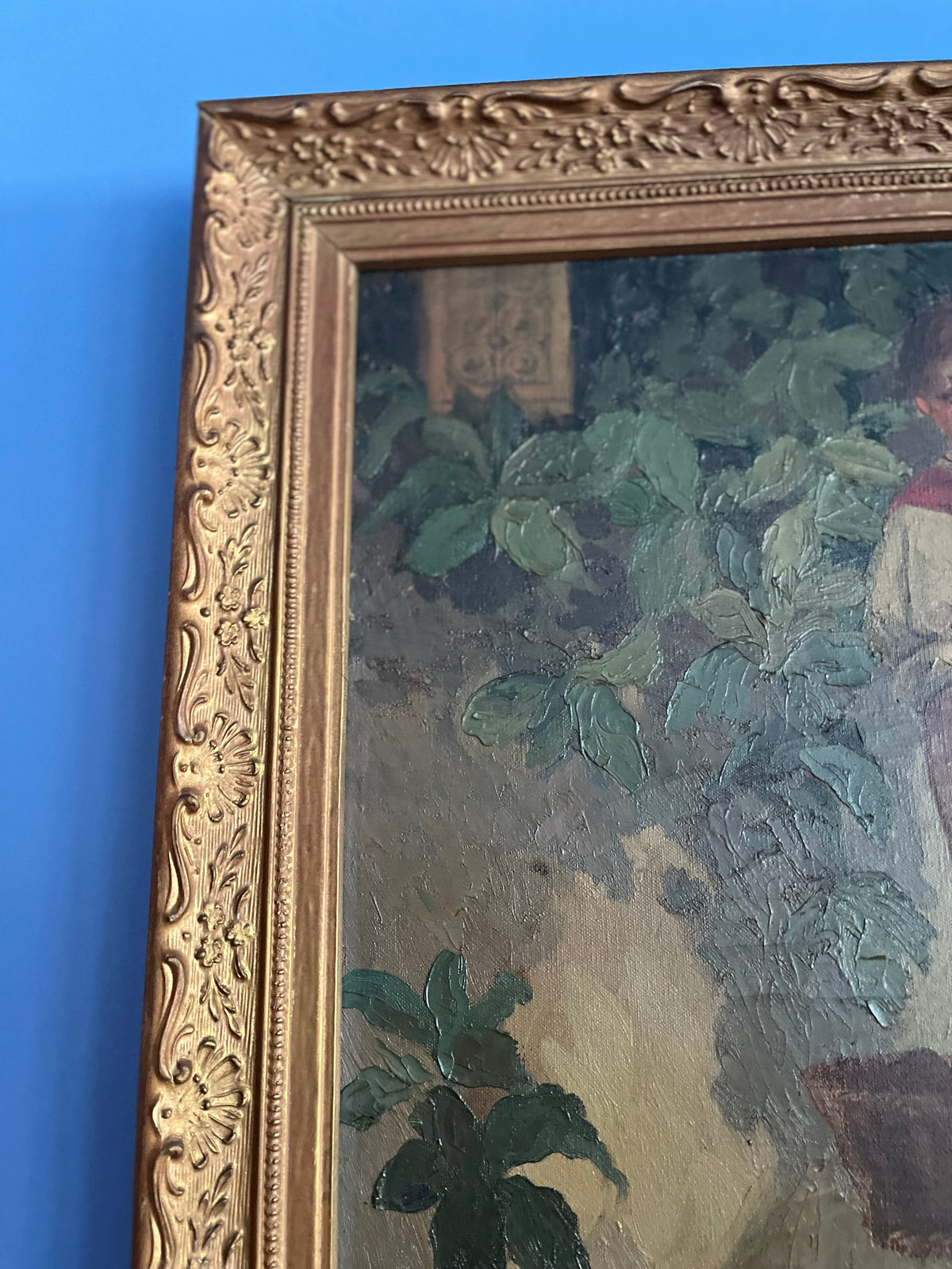 Fabulous Original Genre Oil Painting After Toby E. Rosenthal – He Who Laughs Last, Laughs Best – Dated 1942/Signed G. F. Brand