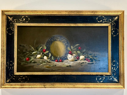 Original Oil on Board Painting from California Artist Kathryn Miller: 24.5” x 15.5”