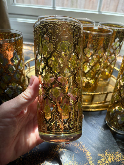 Set (8) Culver “Valencia” Tumblers