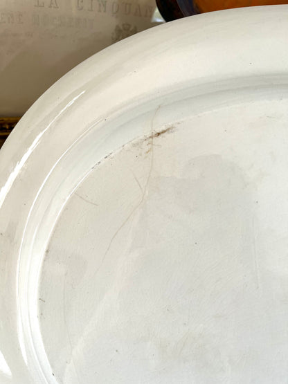 Large Antique Copeland England Platter Bespoke Pattern For Davis Collamore 5th Avenue - Circa 1911-1920’s