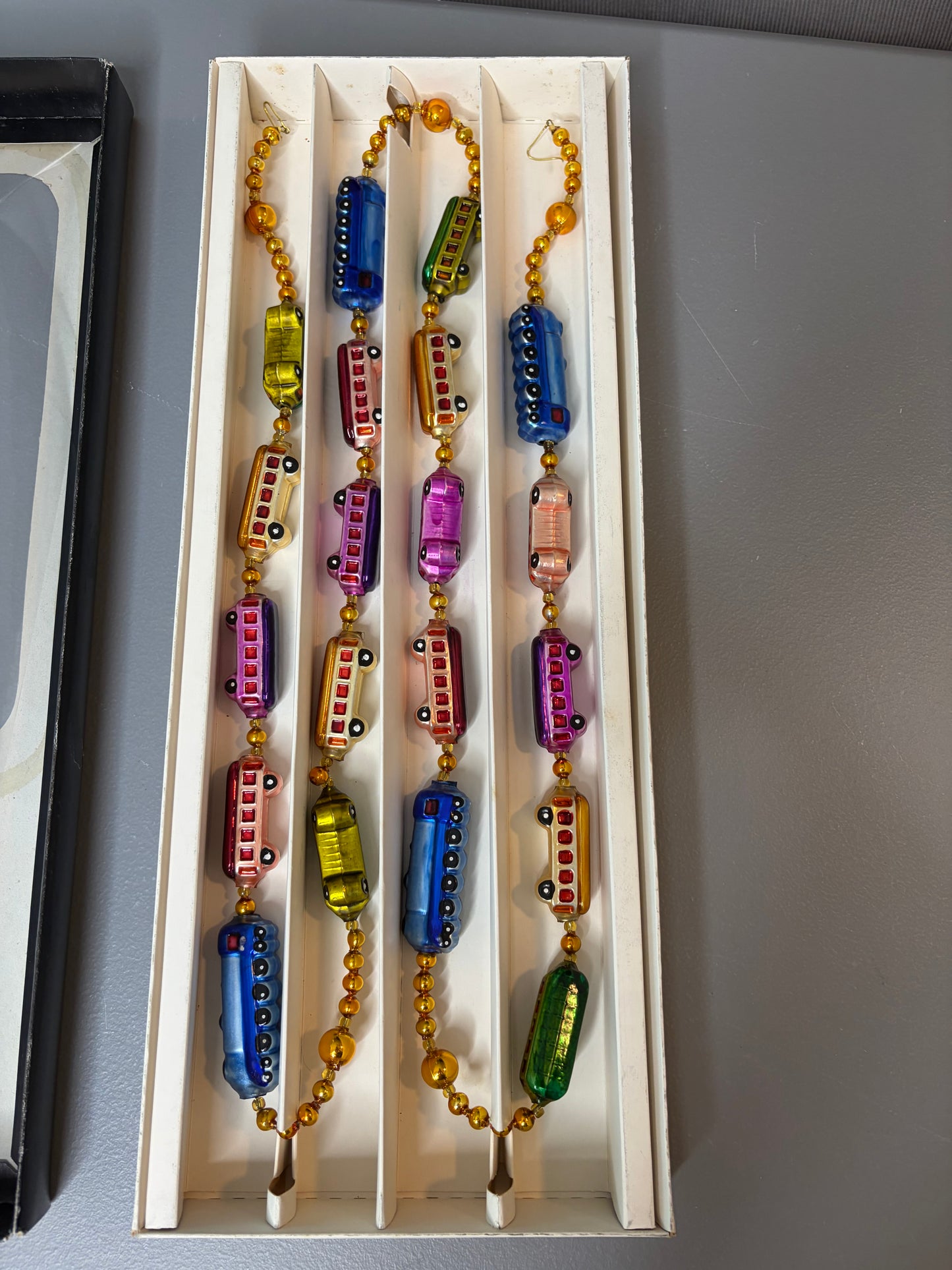 Stunning vintage Radko train garland!