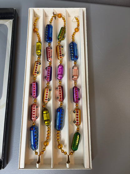 Stunning vintage Radko train garland!