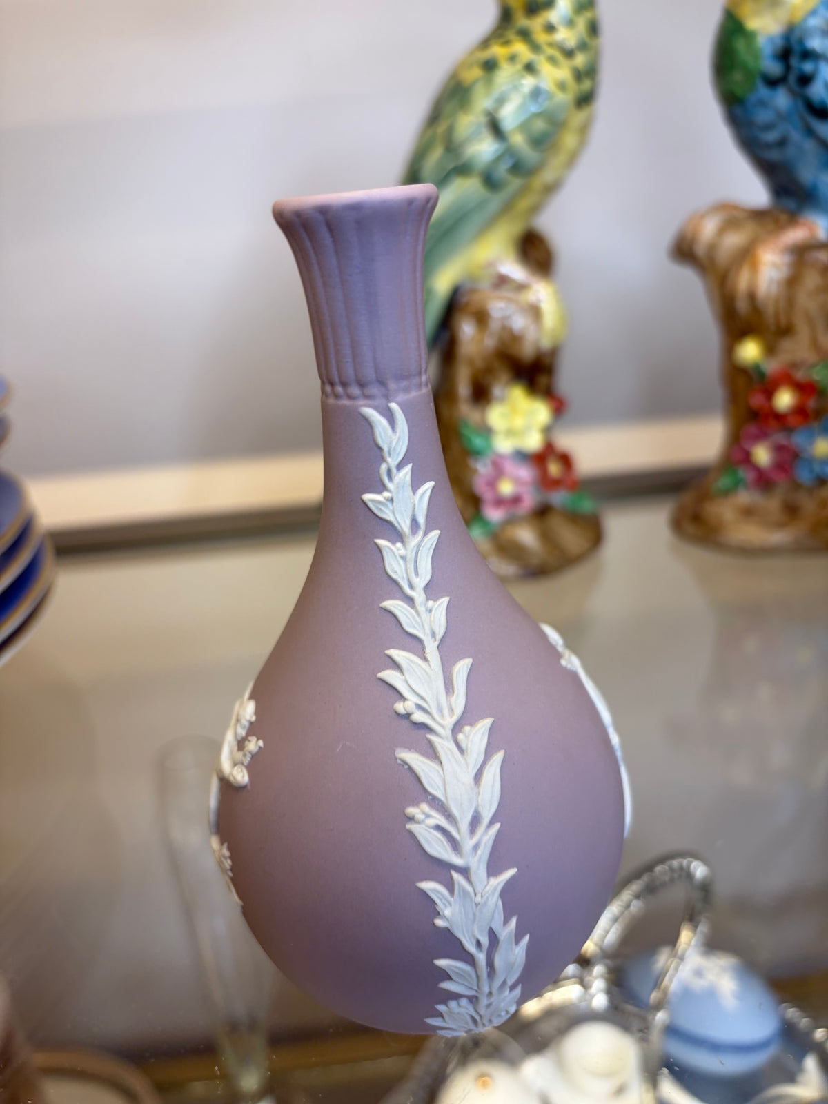 Lovely lilac Wedgwood bud vase!