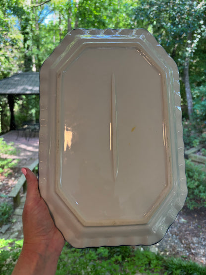 Reserved! Stunning Calico platter!