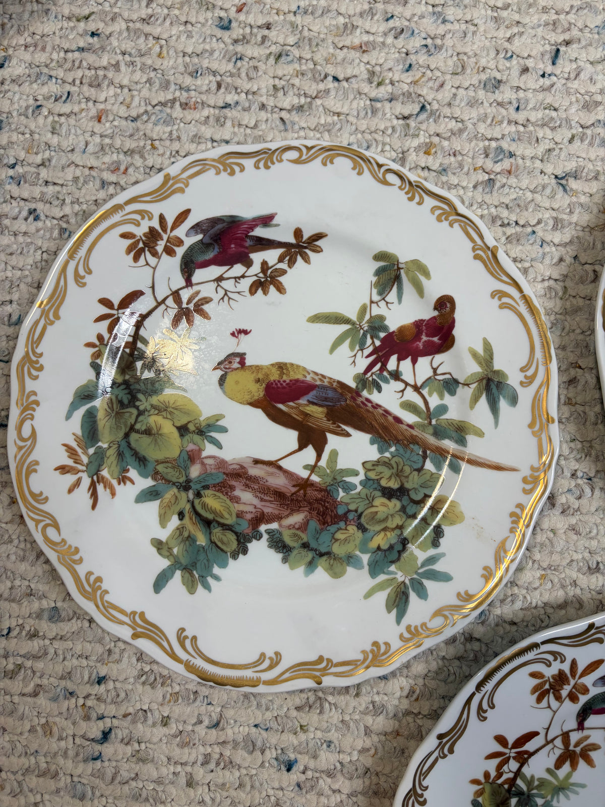 Gorgeous Andrea by Sadek Exotic birds plates set of 3!