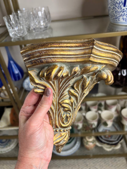 Lovely wall sconce/shelf!