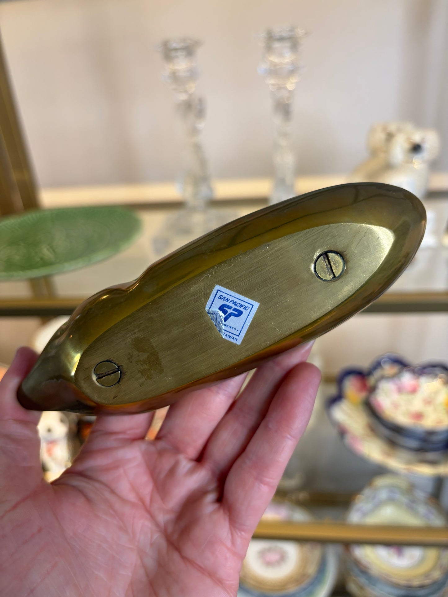 Sweetest brass sailing ship!