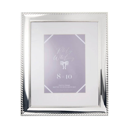 Silverplate 8x10 Photo Frame in Alternative Metal – Classic Polished Display Frame