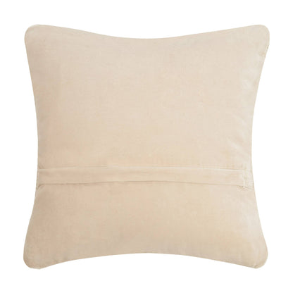 Equestrian Bag Hook Hand-Hooked Wool Accent Pillow with Velvet Backing | 18” Square