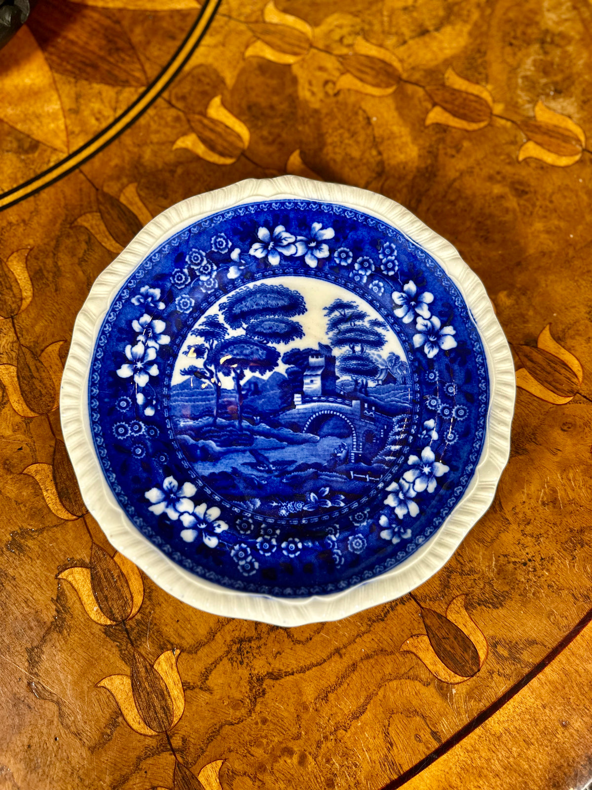 Antique Copeland Spode Tower Blue Salad Plate | March 1924