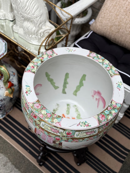 XLarge Famille Fish Bowl Planter - 18.5”D, a whopping 17” Tall,