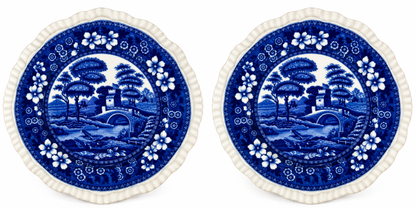 Vintage Copeland Spode Tower Blue Luncheon Plate | 1927–1928