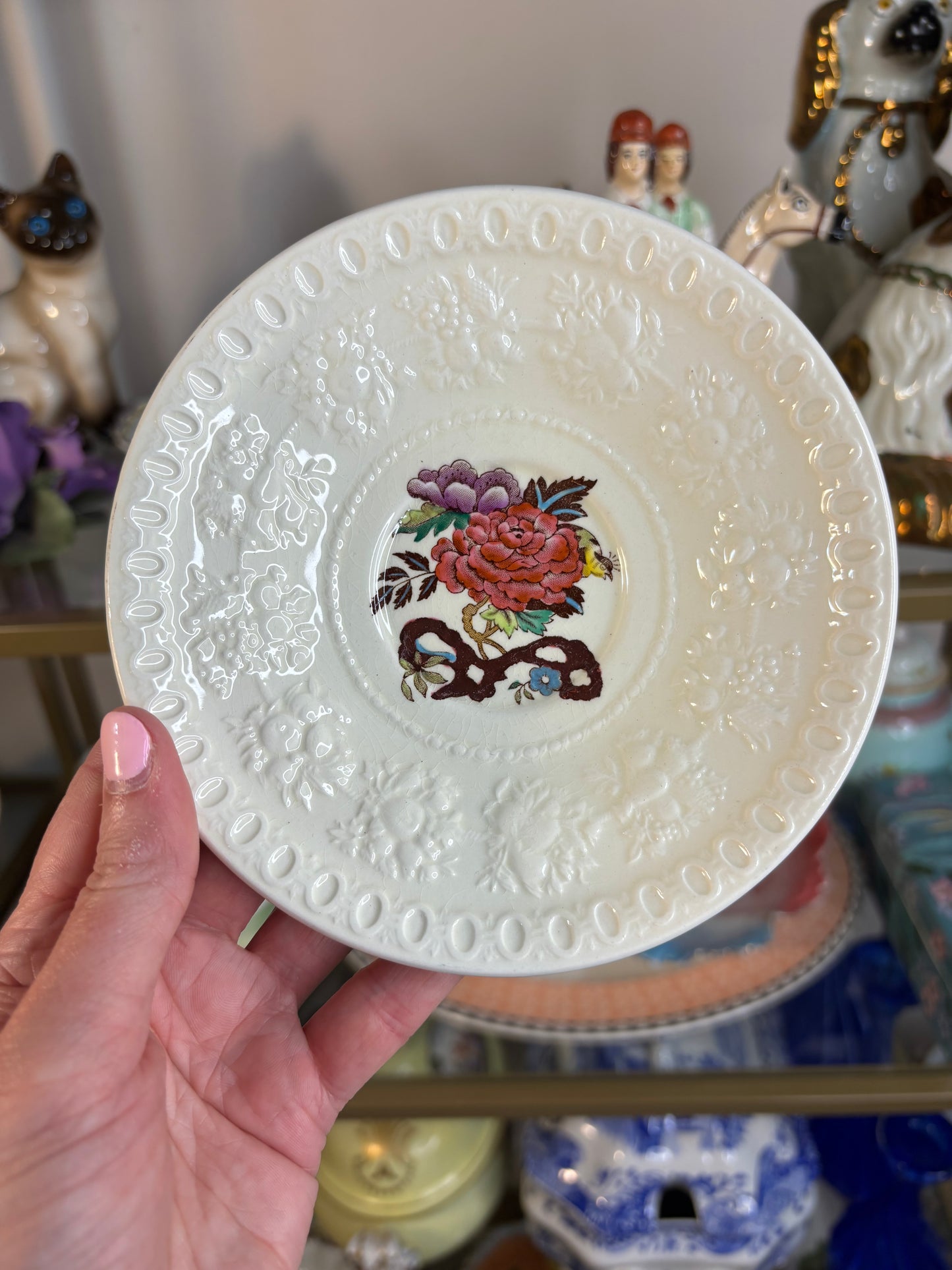 Lovely Wedgwood floral plate!