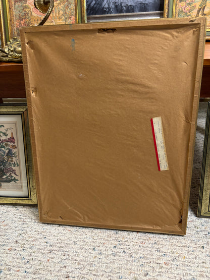 Lovely July floral month print framed!