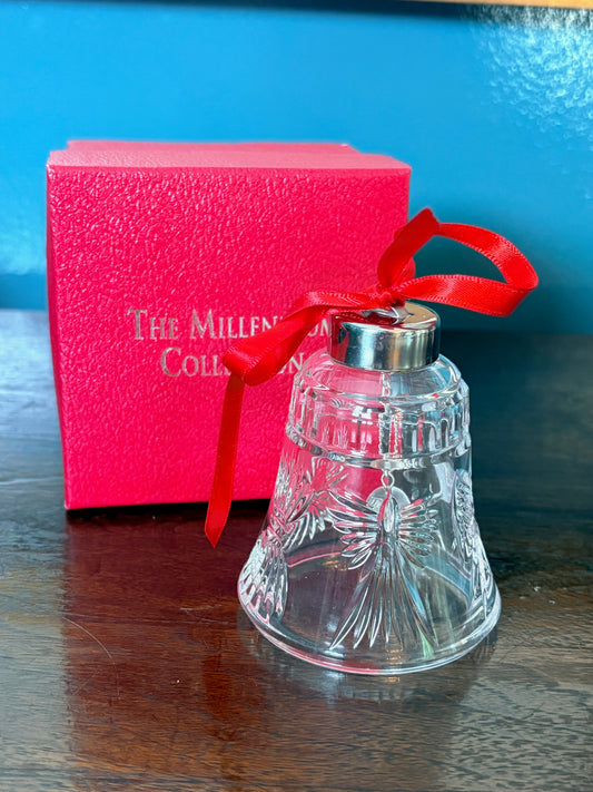 WCCR Charitable Item #194 | Waterford Crystal Millennium Bell Ornament | Made in Germany | Original Box
