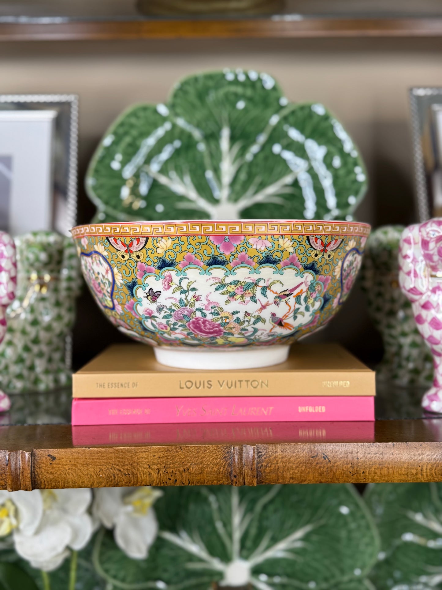 Danny's Fine Porcelain: Rose Medallion Canton Porcelain Bowl – 9” #41425