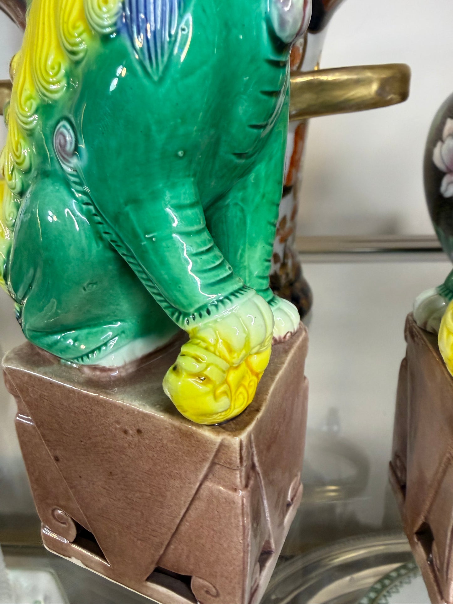 Stunning foo dog pair!