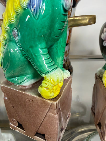 Stunning foo dog pair!