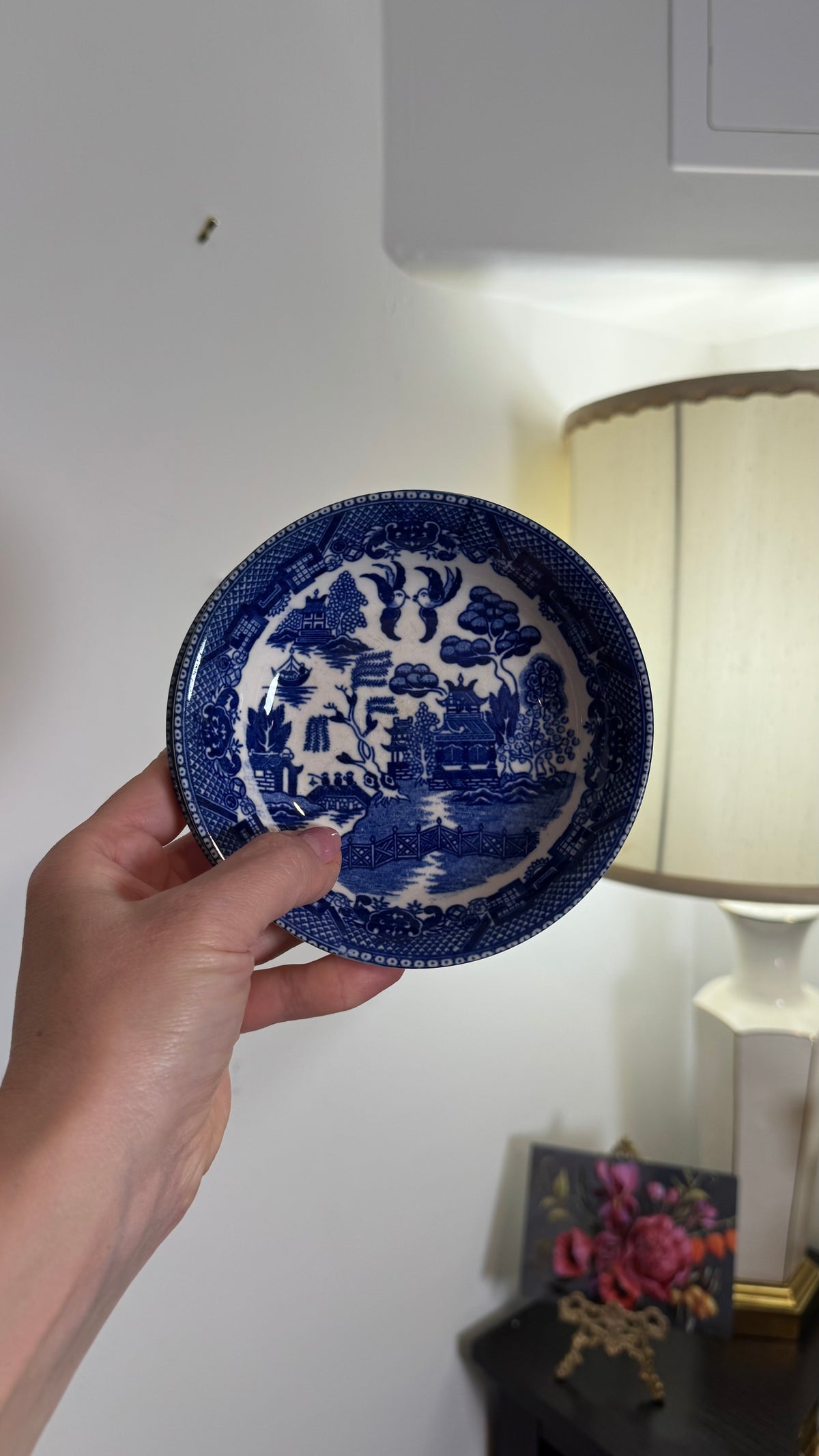 Reserved blue willow bowls set of 3