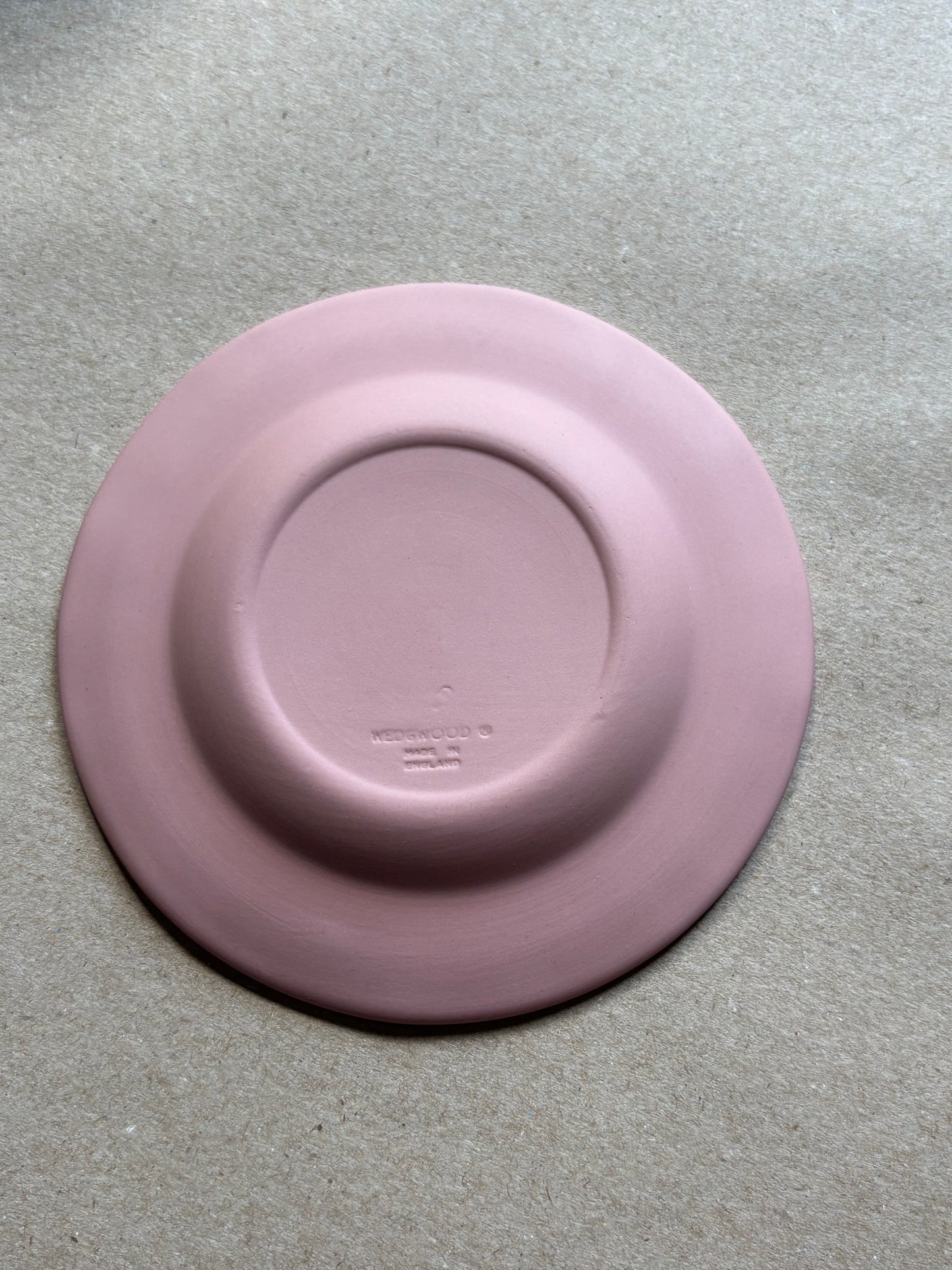 Cream pink Wedgwood 5.5” ornate dish