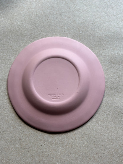 Cream pink Wedgwood 5.5” ornate dish
