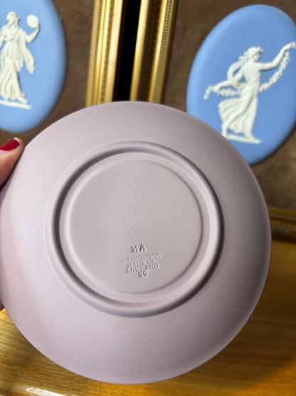 Wedgwood Jasperware Lilac cup and saucer set!