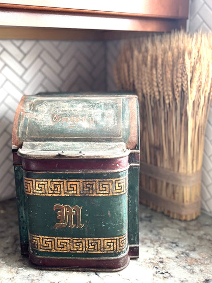 XLarge 19th Century Grocers McCormick Bulk Cayenne Spice Canister