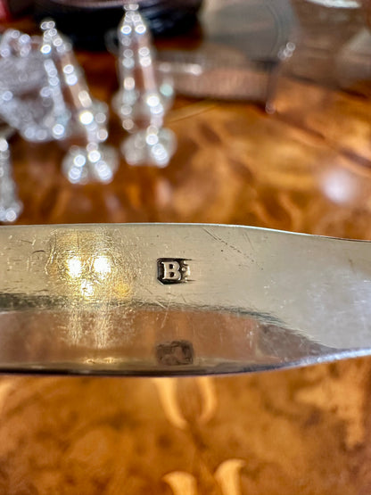 Antique Georgian Sterling Silver Sugar Tongs | Attributed to Benjamin Mountigue | London c. 1780–1784