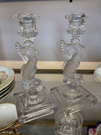 Beautiful koi fish candleholders pair!