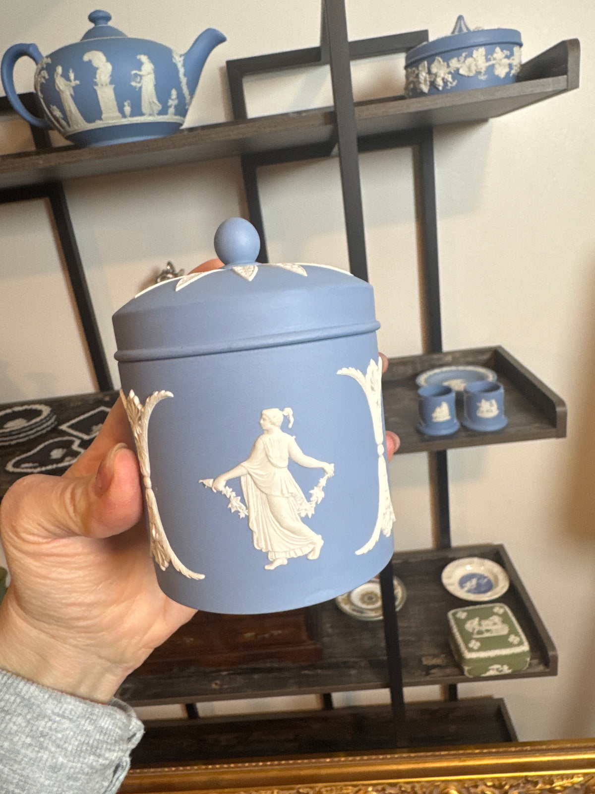 Wedgwood tall trinket box