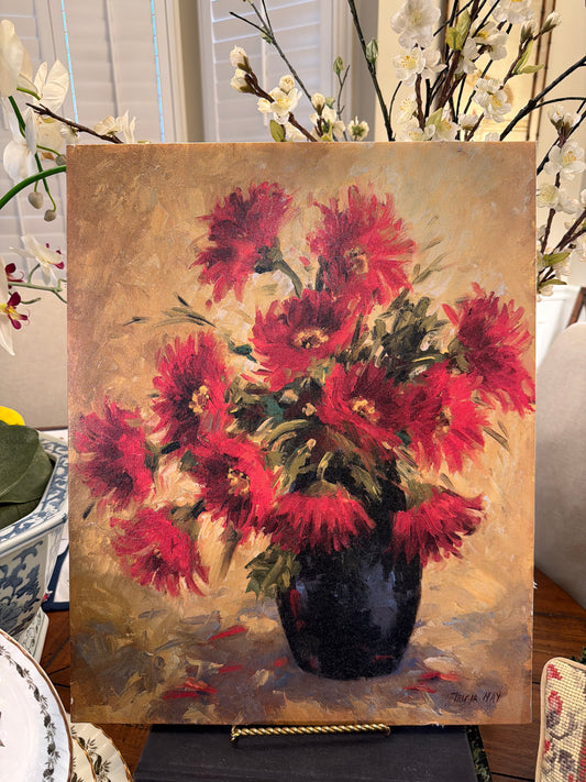 Vintage still life botanical Painting wall art