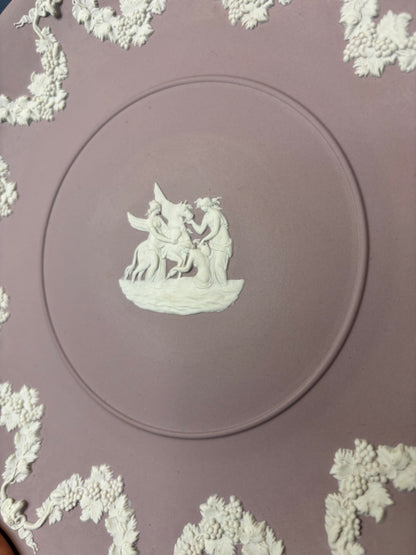 Wedgwood Jasperware Lilac cake plate!
