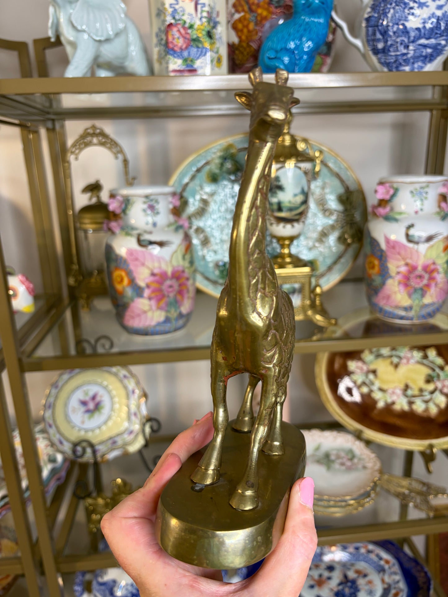 Mottahedeh brass giraffe!