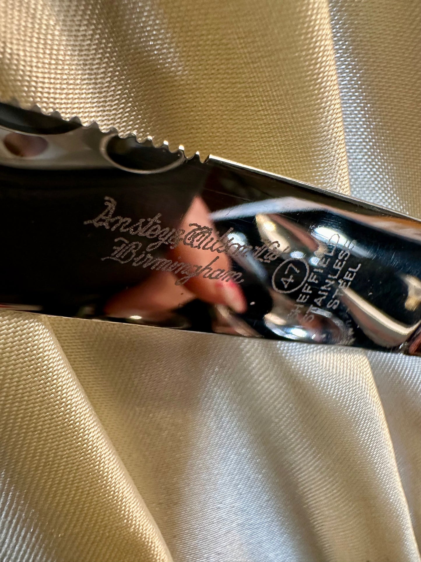 Yeoman Silver Plate EPNS Grapefruit Spoons & Knife Set | Sheffield, England | c. 1950s