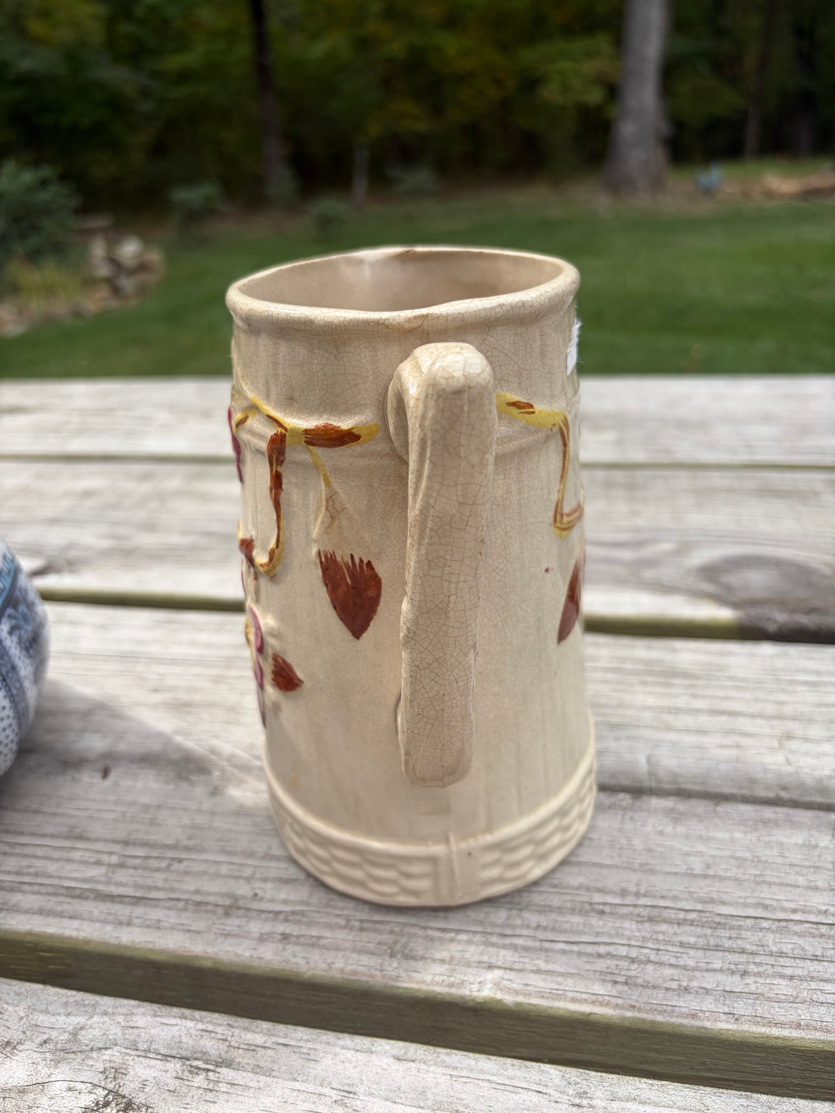 Antique Majolica pitcher!
