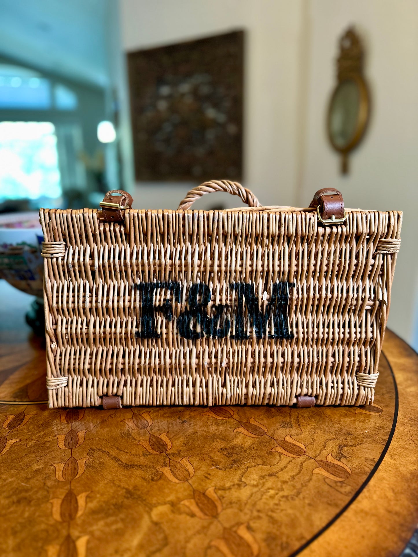 Reserved for MA - Summer European Picnic Hamper Giveaway from Wanderlust Brocante
