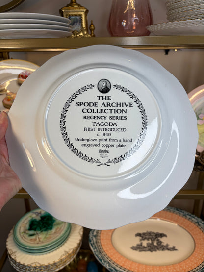 Lovely Spode black and white plate!
