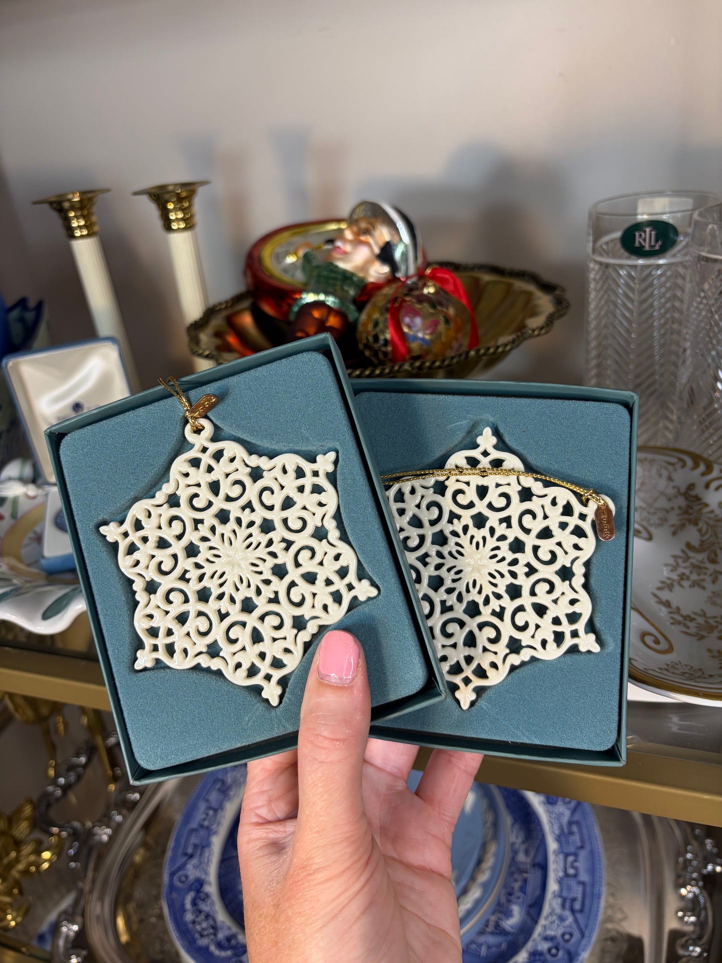Lovely Lenox 1996 snowflake ornament! Two available; sold separately!