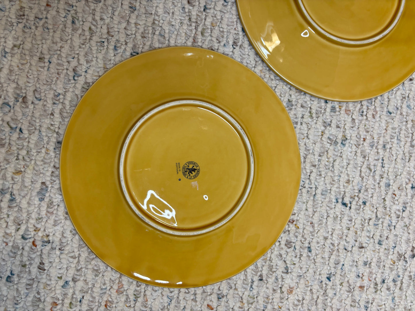 Reserved! Bordallo Pinheiro leaf plates pair!