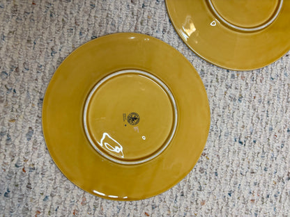 Reserved! Bordallo Pinheiro leaf plates pair!