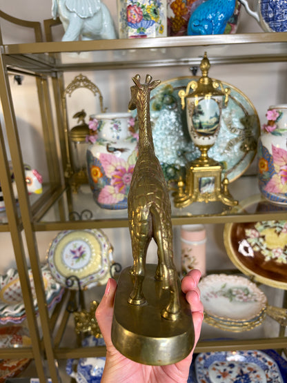 Mottahedeh brass giraffe!