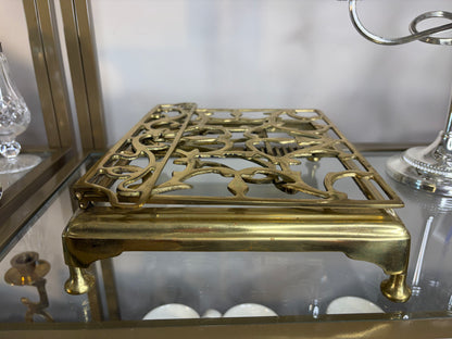 Lovely adjustable and foldable brass book stand!