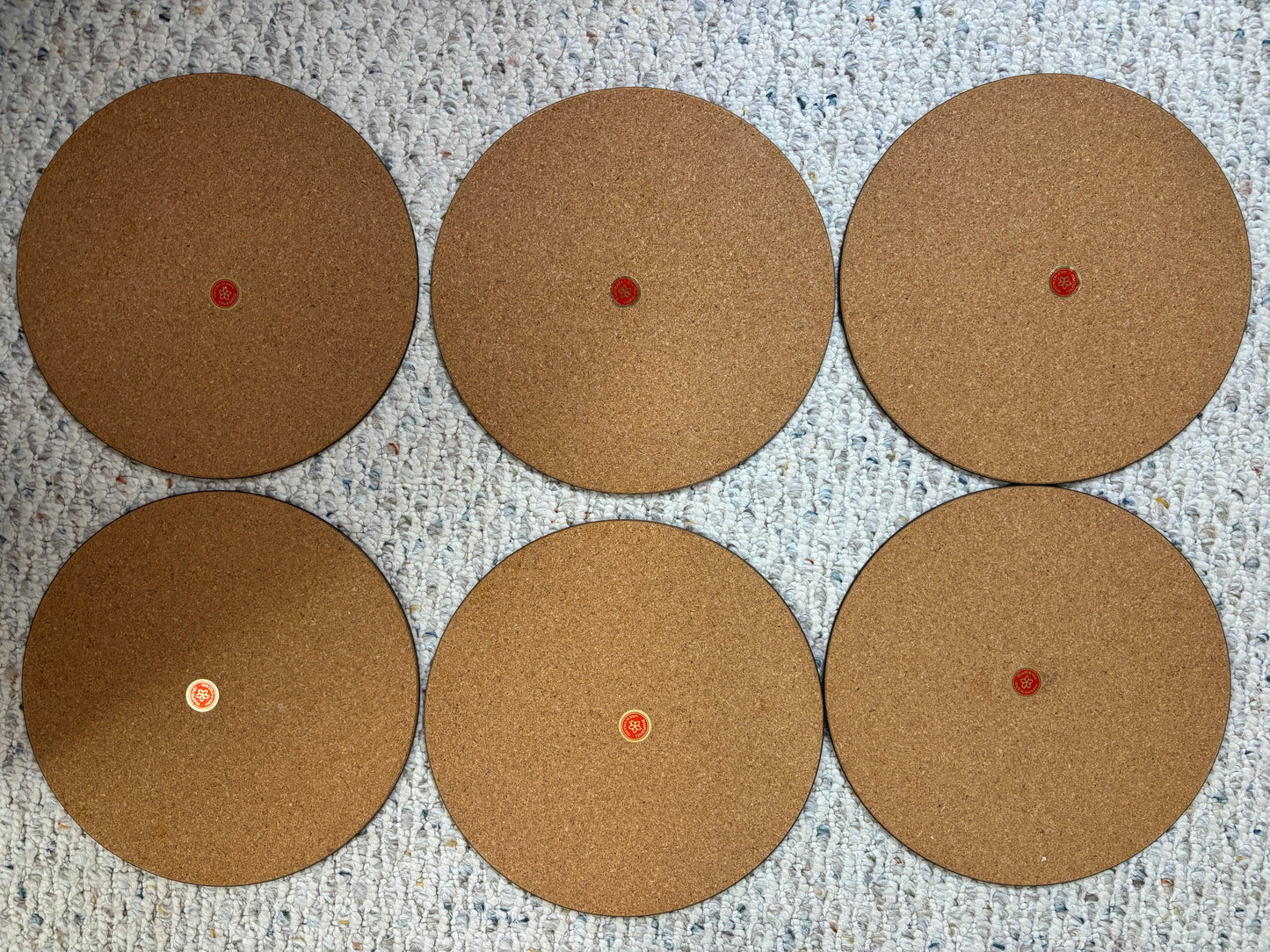 Vintage Pimpernel Rosebud round placemats set of 6!