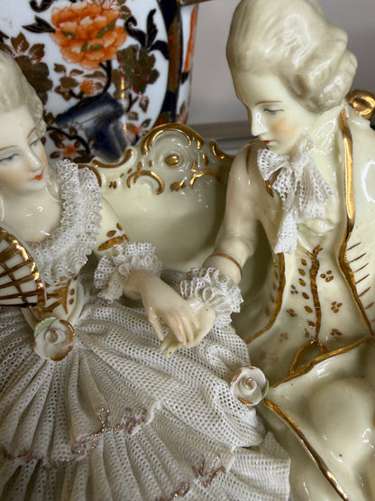 Stunning Dresden Lace courting couple!