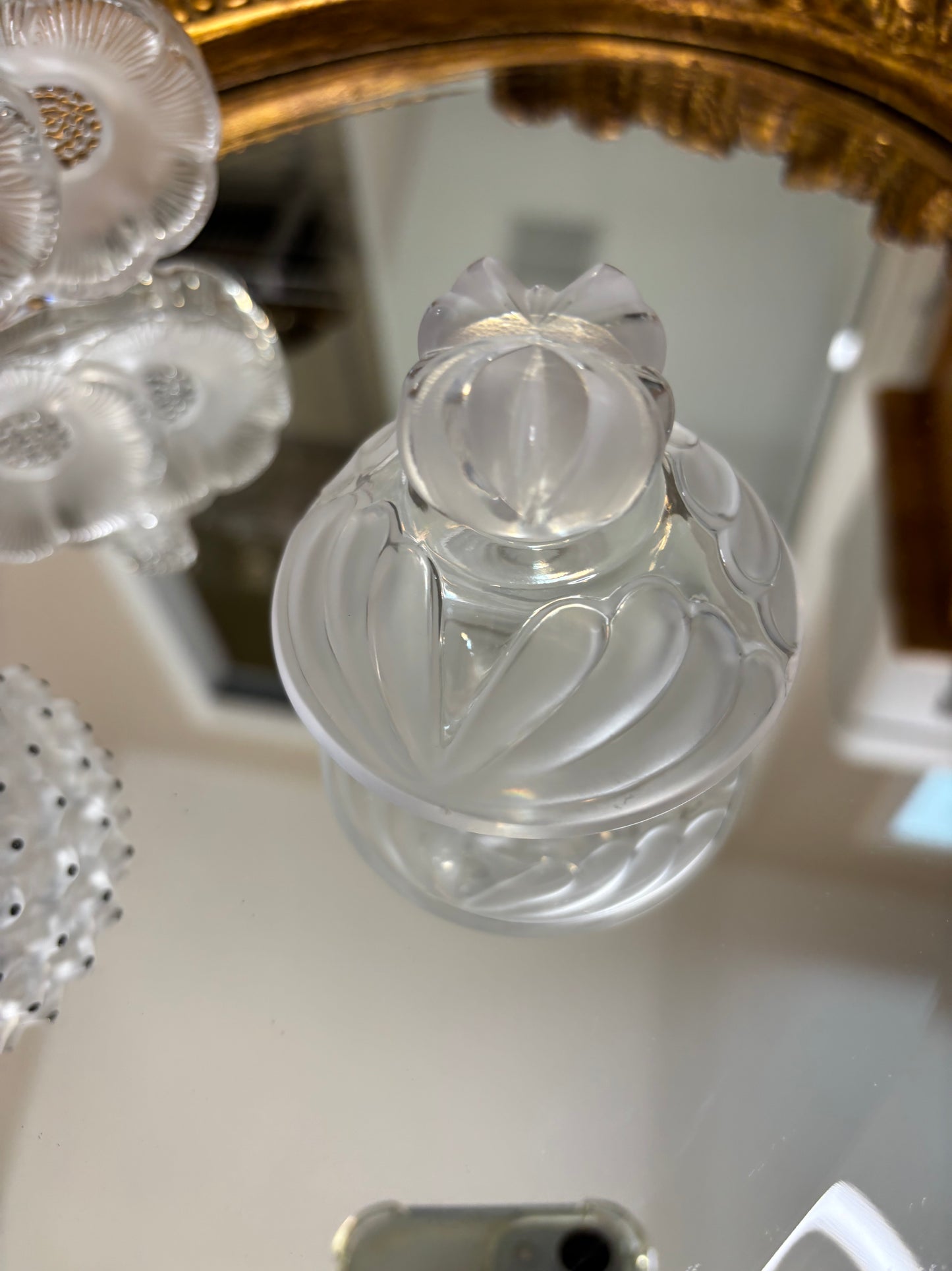 Stunning Lalique Thais perfume bottle!