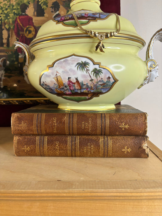 Antique 1901 Balzac books pair!