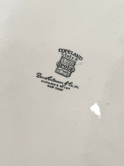 Live 06/15 Large Antique Copeland England Platter Bespoke Pattern For Davis Collamore 5th Avenue - Circa 1911-1920’s