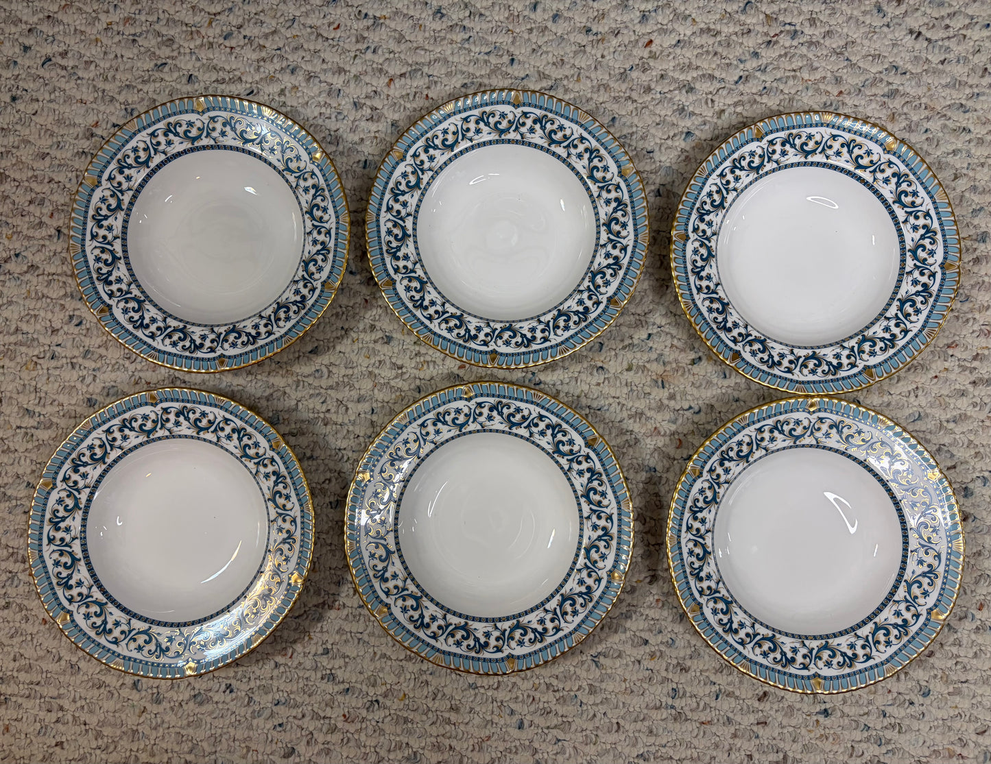 RESERVED - BETH - Stunning Royal Crown Derby Imperial bowls set of 6!
