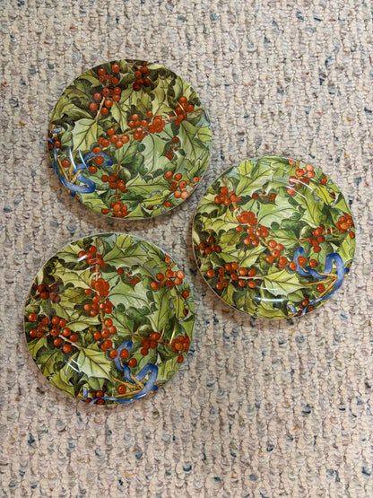 Le Houx
by FAIENCERIE DE GIEN set of 3 plates!