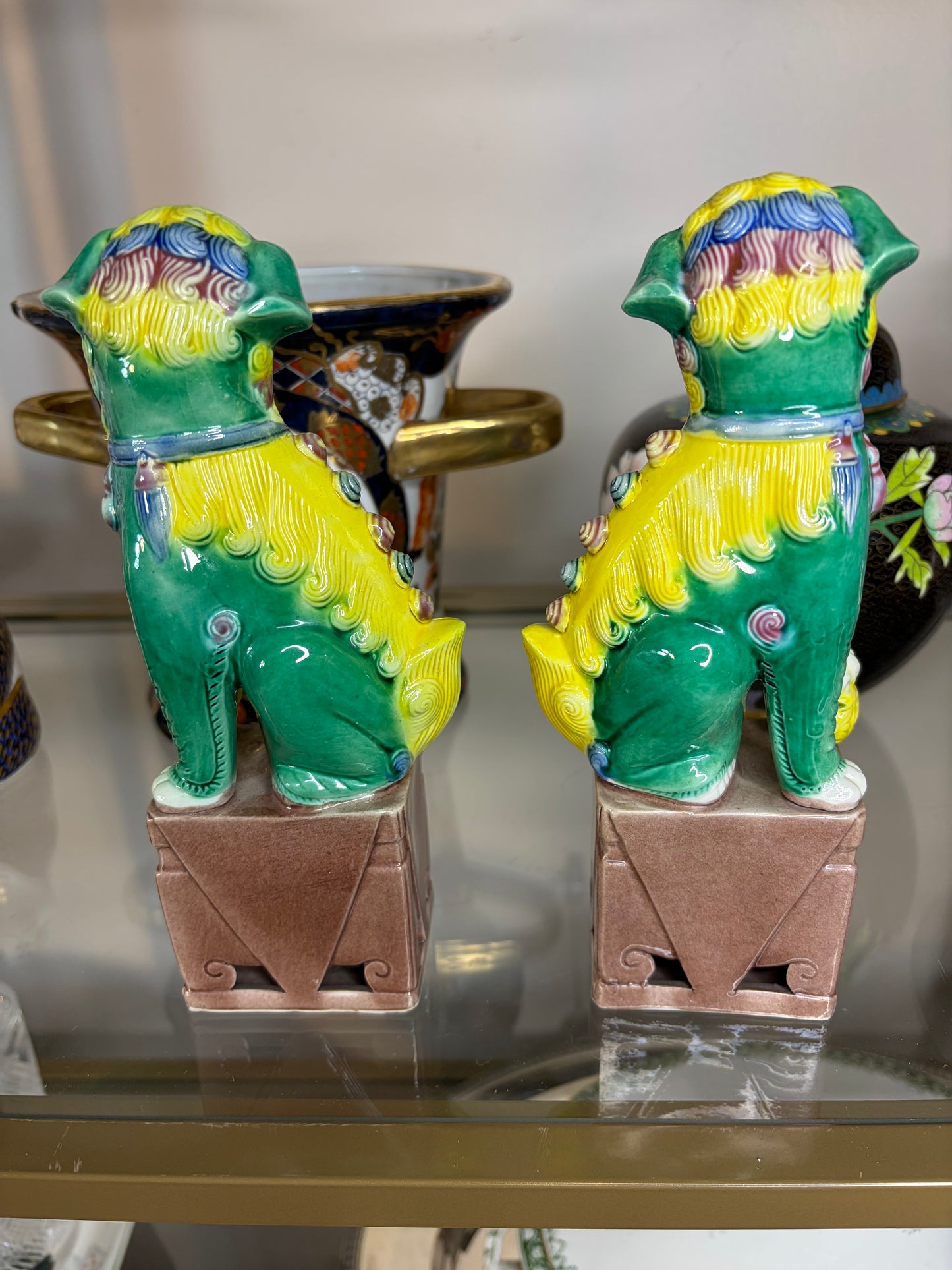 Stunning foo dog pair!